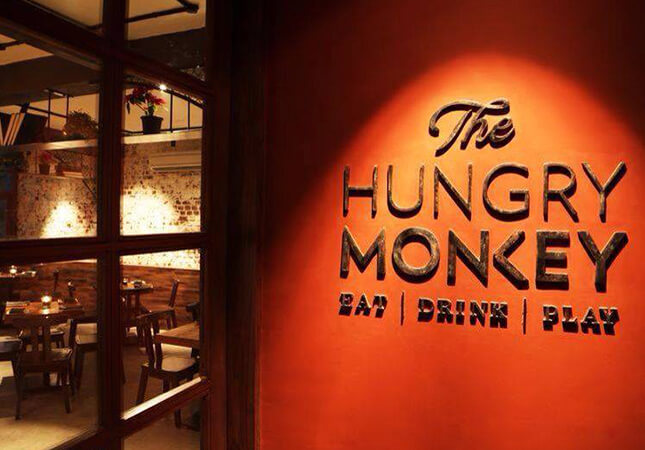 hungry monkey bar and brasserie, safdarjung, new delhi